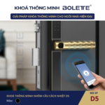 Khoá Thông Minh Nhôm Cầu Cách Nhiệt D5 - Ảnh 2