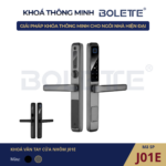 Khoá Vân Tay Cửa Nhôm J01E - Ảnh 2