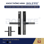 Khoá Thông Minh Khoá Vân Tay Cửa Nhôm S2 - Ảnh 2